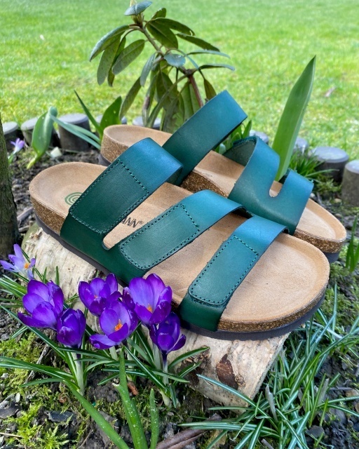 Wygodne skórzane klapki ortopedyczne Dr Brinkmann 700508-07